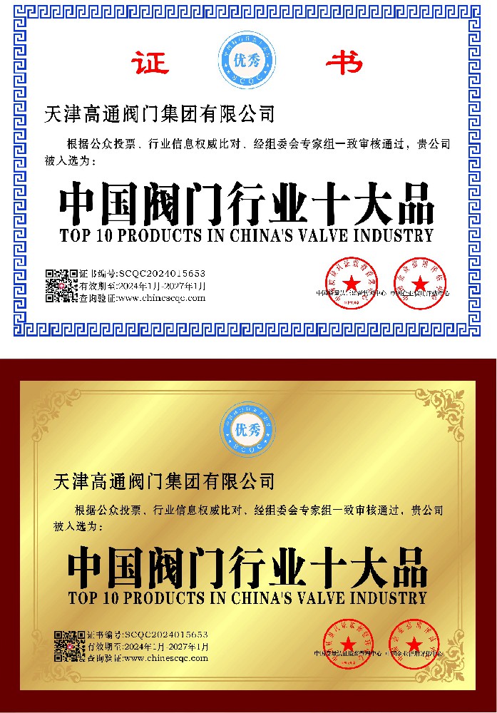 中國(guó)閥門(mén)行業(yè)十大品