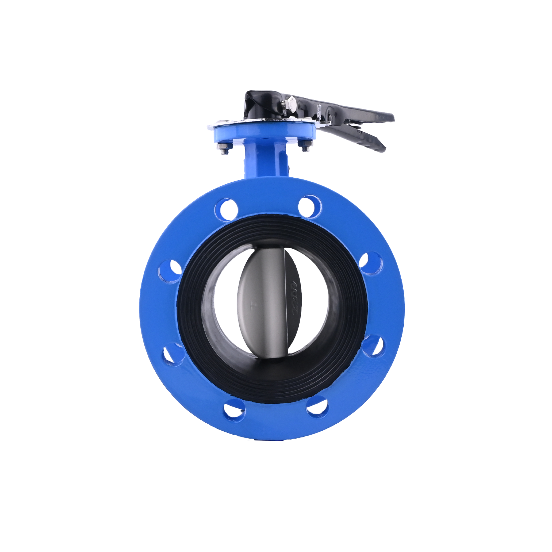 手動(dòng)法蘭蝶閥 手柄法蘭蝶閥D41X-16Q正面圖片